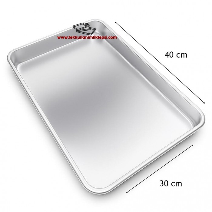 Tek Kullanımlık Tepsi 30x40 Geniş Kenar